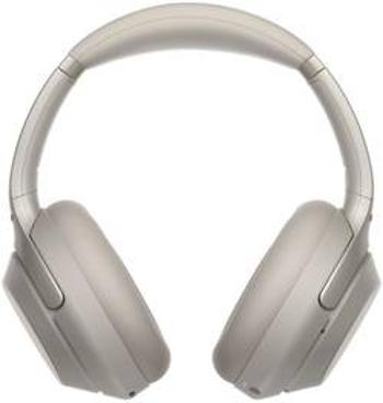 Bluetooth® cestovní sluchátka Over Ear Sony WH-1000XM3 WH1000XM3S.CE7, stříbrná