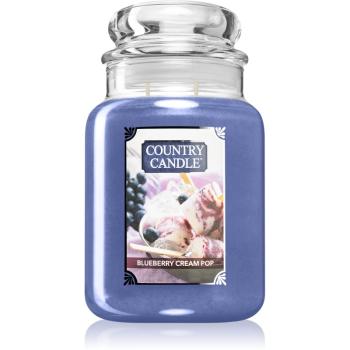 Country Candle Blueberry Cream Pop vonná svíčka 680 g