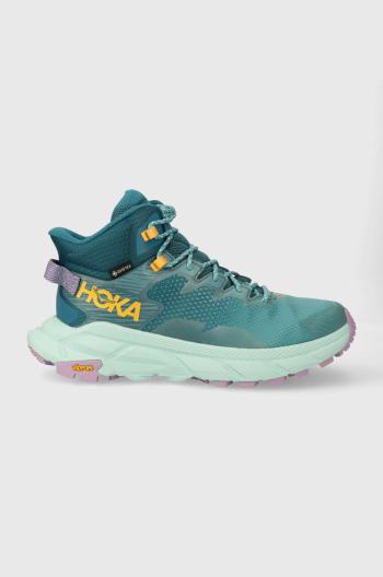 Boty Hoka Trail Code GTX dámské, tyrkysová barva, 1123166