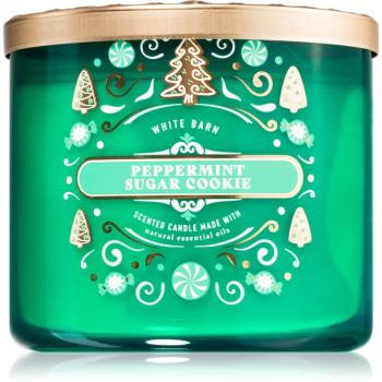 Bath & Body Works Peppermint Sugar Cookie vonná svíčka 411 g