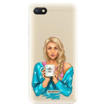 Odolné silikonové pouzdro iSaprio - Coffe Now - Blond - Xiaomi Redmi 6A