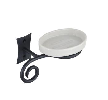 SAPHO REBECCA mýdlenka, černá/keramika CC002