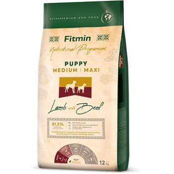 Fitmin dog medium maxi puppy lamb&beef 12 kg (8595237033270)