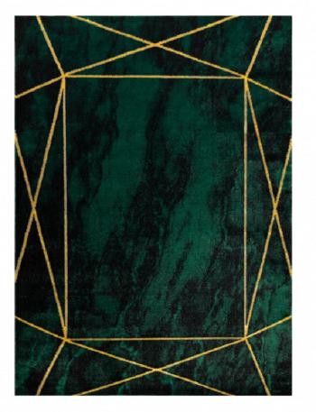 Dywany Łuszczów Kusový koberec Emerald 1022 green and gold - 140x190 cm Zelená