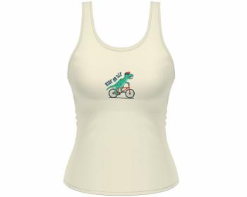 Dámské tílko Tank Top Ride or die dinosaur