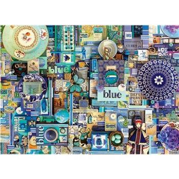 Cobble Hill Puzzle Barvy duhy: Modrá 1000 dílků (625012801508)