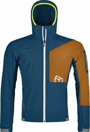 Ortovox Berrino Hooded M Outdorová bunda Petrol Blue XL