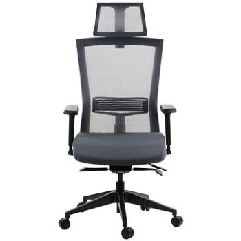 Otočná židle s výsuvným sedákem HOPE Grey se samosvorným mechanismem (Stema_5903917403887)