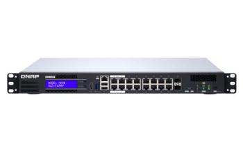 QNAP switch QGD-1600P-8G (4x 60W Gigabit PoE + 12x 30W Gigabit PoE (2x kombinovaný PoE/SFP)), QGD-1600P-8G