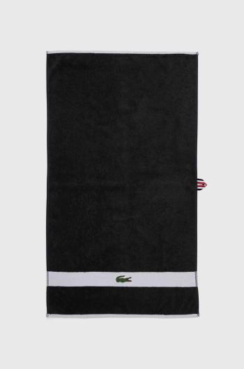 Bavlněný ručník Lacoste L Casual Bitume 55 x 100 cm