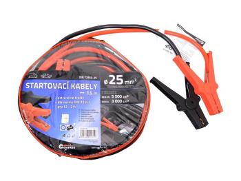 Kabely startovací 350A 3,5m COMPASS TÜV/GS DIN72553-25