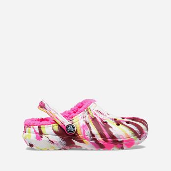 Crocs Classic Lined Marbled Clog 207773 ELECTRIC PINK/MULTI