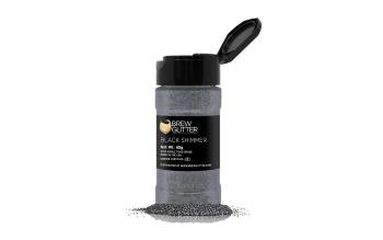 Jedlé třpytky do nápojů - černá - Black Shimmer Brew Glitter® - 45 g - Brew Glitter
