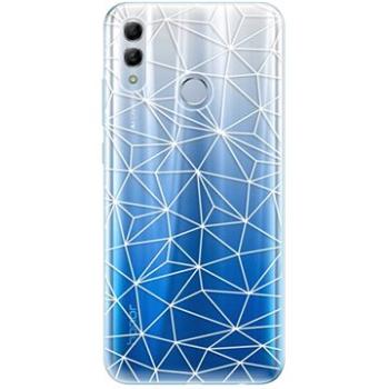 iSaprio Abstract Triangles 03 - white pro Honor 10 Lite (trian03w-TPU-Hon10lite)