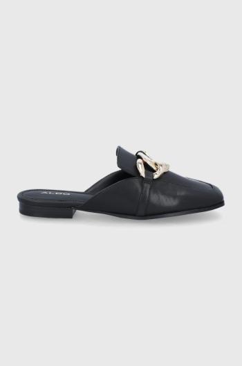 Kožené pantofle Aldo Lamina dámské, černá barva