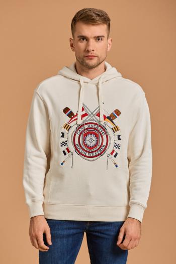 MIKINA GANT D1. RW SWEAT HOODIE bílá XXL