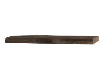 Hnědá dřevěná retro nástěnná polička Grimaud - 61*14*4cm 41054800 (41548-00)