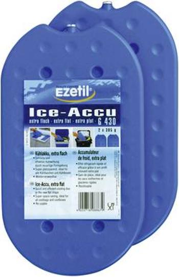 Chladicí akumulátory Ezetil IceAkku G430 2x385g, (d x š x v) 27 x 2.3 x 15.5 cm, 1 pár, modrá/ledově modrá