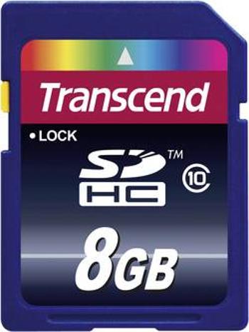 Paměťová karta SDHC 8 GB Transcend Premium Class 10