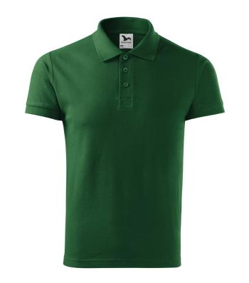 MALFINI Pánská polokošile Cotton - Lahvově zelená | S