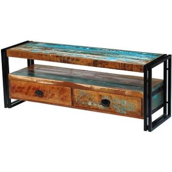 TV stolek masivní recyklované dřevo (243275)