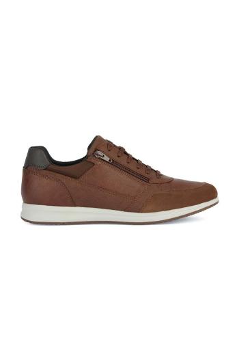 Kožené sneakers boty Geox U AVERY A hnědá barva, U35H5A 0PTEK C6001