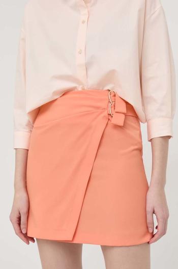 Sukně Silvian Heach oranžová barva, mini