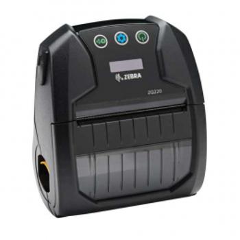 Zebra ZQ220 ZQ22-A0E01KE-00, 8 dots/mm (203 dpi), CPCL, USB, BT, black, tiskárna štítků