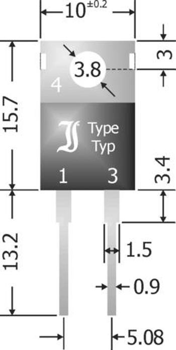 Schottkyho bariérová usměrňovací dioda TRU COMPONENTS TC-SBT1040, 1582002, TO-220AC , 10 A, 40 V