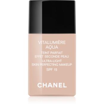 Chanel Vitalumière Aqua ultra lehký make-up pro zářivý vzhled pleti odstín 70 Beige 30 ml