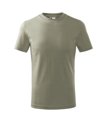 MALFINI Dětské tričko Basic - Světlá khaki | 122 cm (6 let)