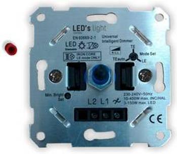 Stmívač pod omítku Shada Universaldimmer 3-150W mit Wechselschaltung 0190010, hliník