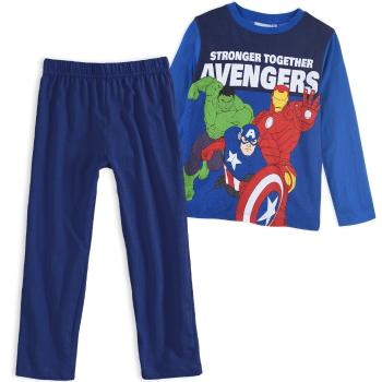 Chlapecké pyžamo AVENGERS STRONGER modré Velikost: 128