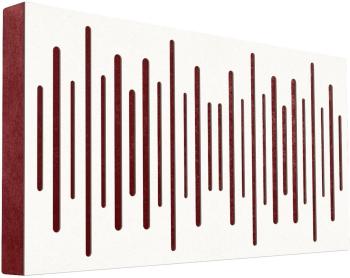 Mega Acoustic FiberPRO120 Spectrum White/Dark Red Absorpční dřevěný panel