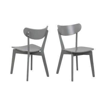 Jídelní židle Roxby – šedá / set 2 ks