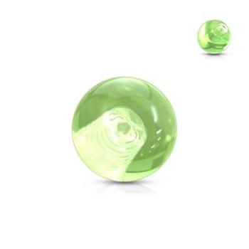 Šperky4U Náhradní kulička 1,2 mm, průměr 3 mm, barva zelená - ND001G-1203