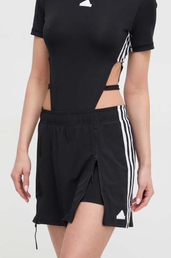 Sukně adidas černá barva, mini, IP2393