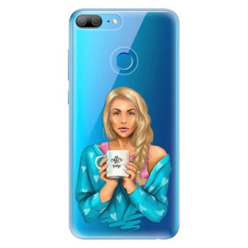 Odolné silikonové pouzdro iSaprio - Coffe Now - Blond - Huawei Honor 9 Lite