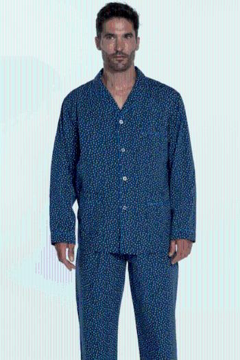 Pánské pyžamo RAFAEL Tmavě modrá XL