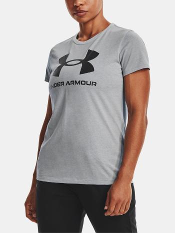 Under Armour UA Sportstyle Logo SS Triko Šedá