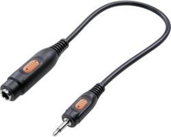 Jack audio adaptér SpeaKa Professional SP-7870652, černá