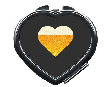 Zrcátko srdce Pivní srdce