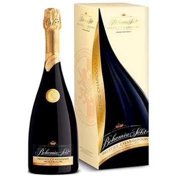 BOHEMIA SEKT Prestige Chardonnay jakostní šumivé víno bílé 0,75l 13% GB (8594000941361)