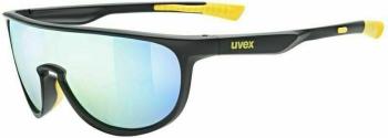 UVEX Sportstyle 515 Black Mat/Mirror Yellow Cyklistické brýle