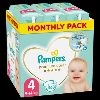 Pampers Premium Care Velikost 4, 168 ks