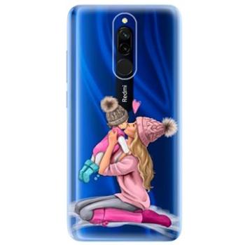 iSaprio Kissing Mom - Blond and Girl pro Xiaomi Redmi 8 (kmblogirl-TPU2-Rmi8)