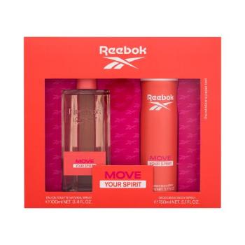 Reebok Move Your Spirit dárková kazeta toaletní voda 100 ml + deodorant 150 ml pro ženy