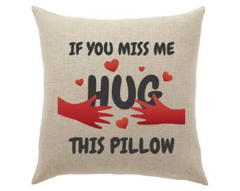 Lněný polštář Hug this pillow