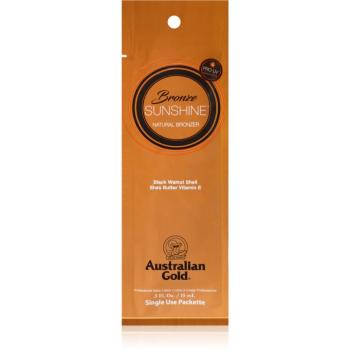 Australian Gold Bronze Sunshine opalovací krém do solária s bronzerem 15 ml