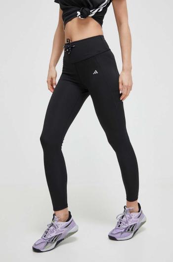 Běžecké legíny adidas Performance Run Essential černá barva, HY2902